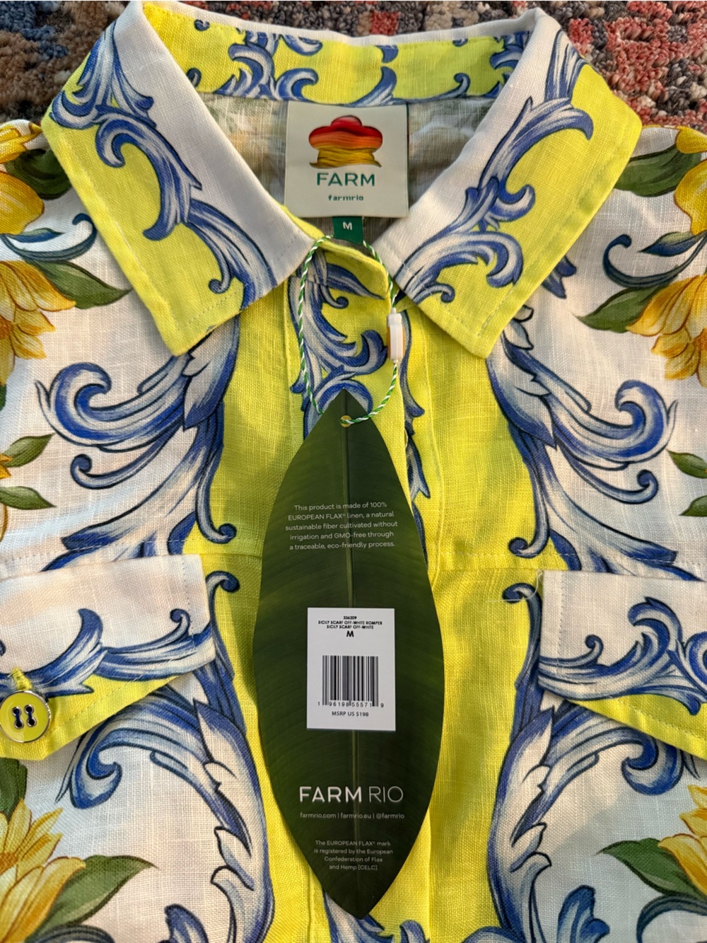 NWT FARM Rio Sicily Romper - Picture 6 of 8